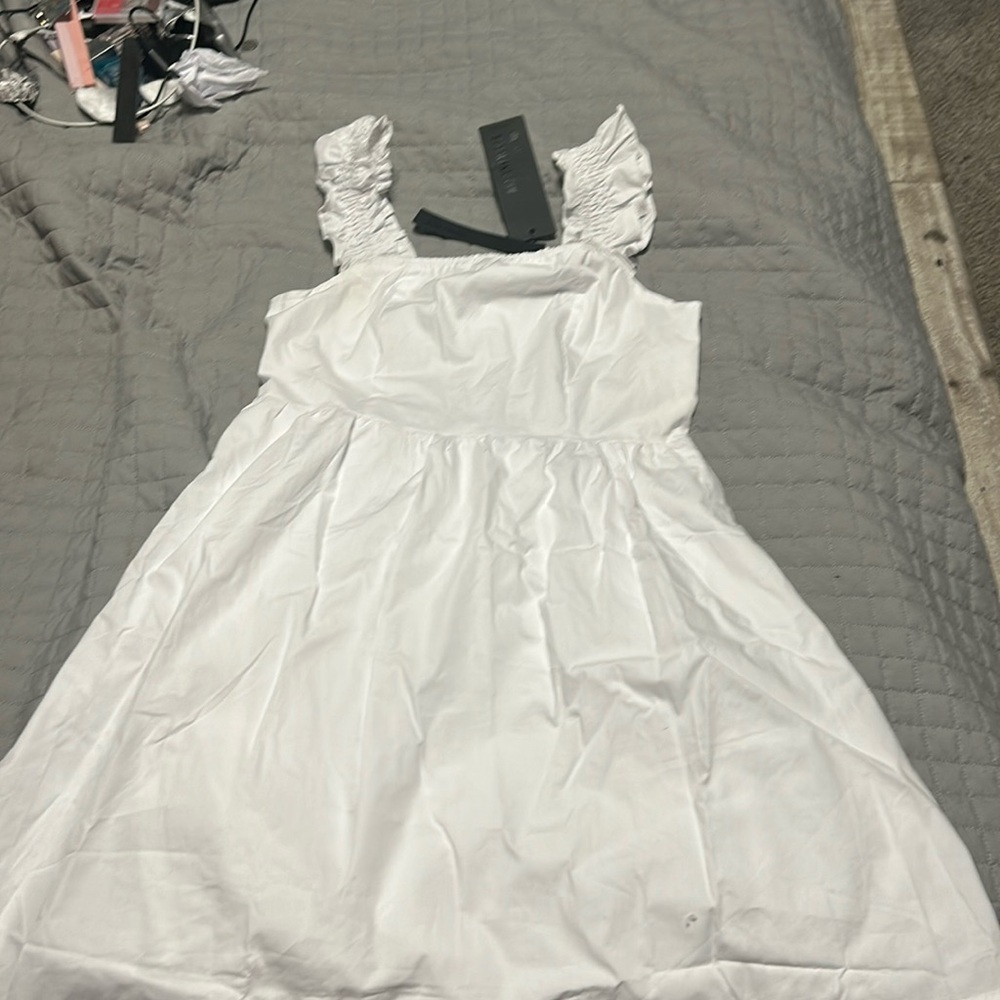 brand new white dress